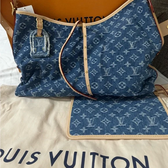 Louis Vuitton Denim Remix carry all bag Limited Edition RARE price dropped